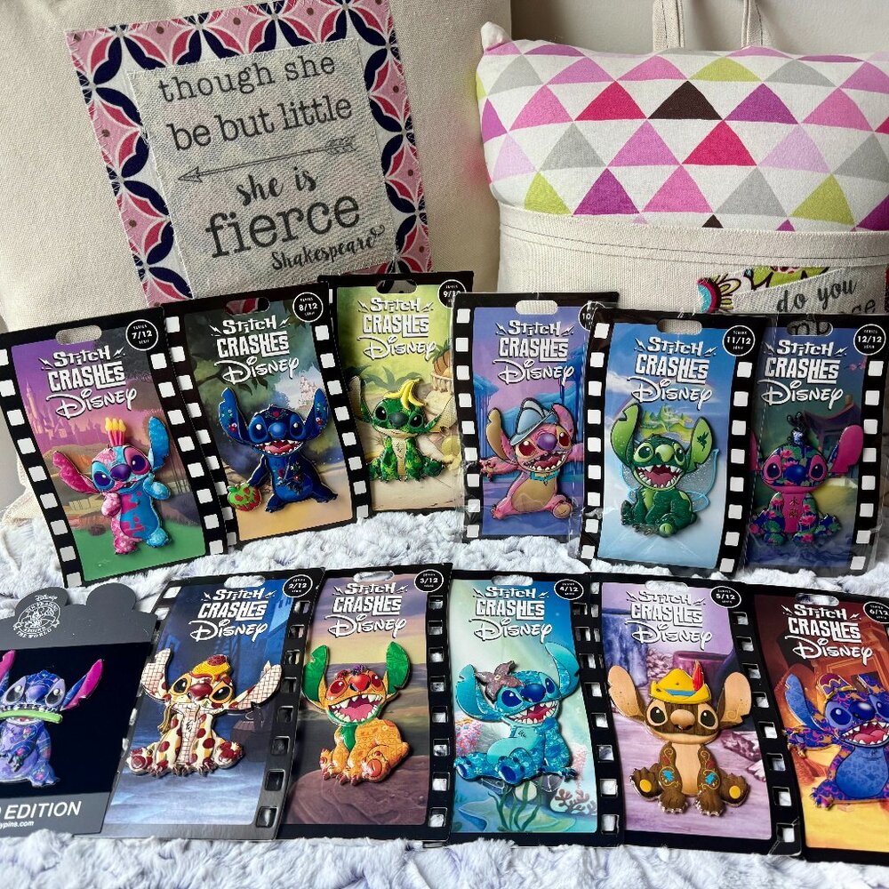 NWT Stitch Crashes Disney 2021 Collectible Pins